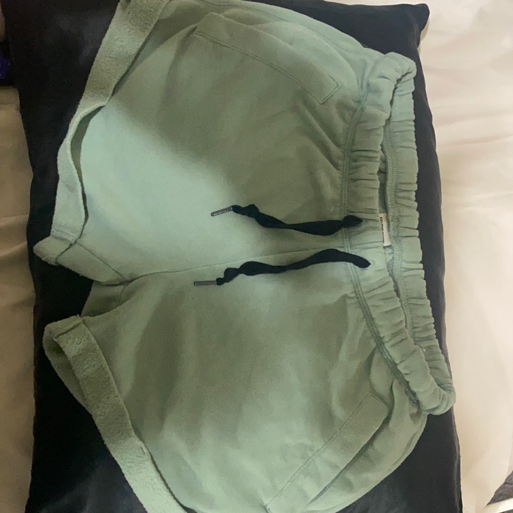 Pink lounge shorts set